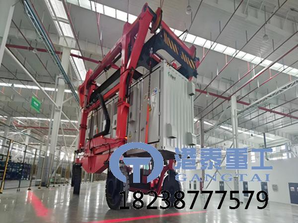 廣東湛江能源儲(chǔ)能柜跨運(yùn)車的核心吊裝流程